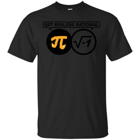 Pi Day 2018 Shirt Be Rational Get Real T-Shirt Funny Adult Mens Cotton Tee