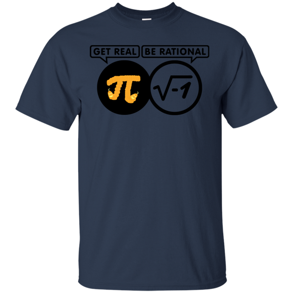 Pi Day 2018 Shirt Be Rational Get Real T-Shirt Funny Adult Mens Cotton Tee